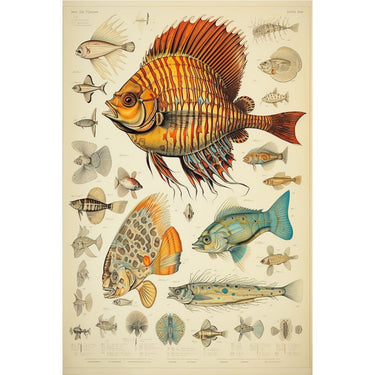 Vintage Fishing Canvas